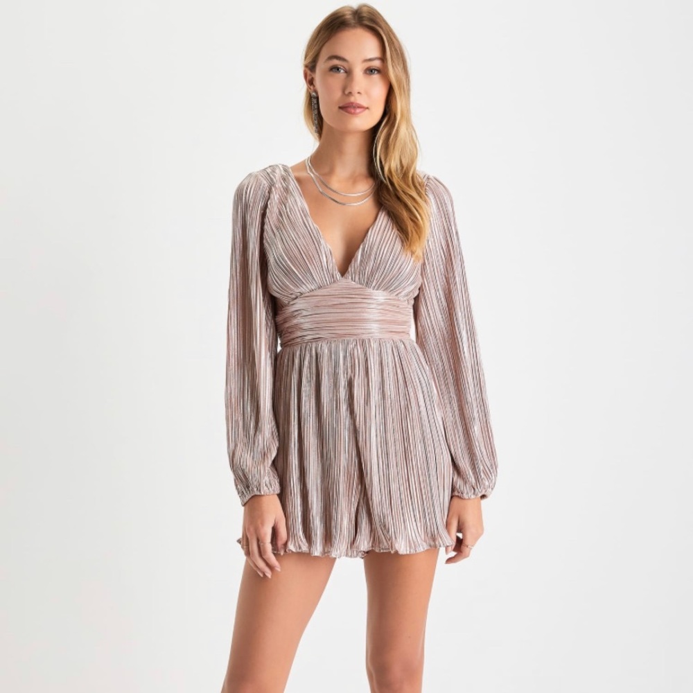Lulus Blush Romper